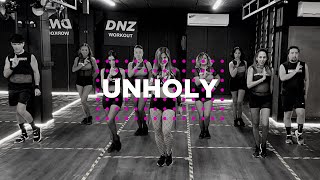 UNHOLY - SAM SMITH FT KIM PETRAS| Coreografía Oficial Dance Workout | DNZ Workout | DNZ Studio