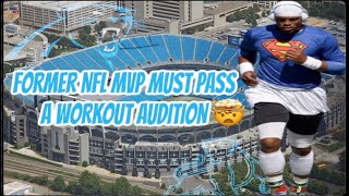 Cam Newton Must Pass A Private Workout For His Job. #Keeppounding #Panthers #NFL #CamNewton