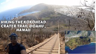 KOKO HEAD CRATER HIKE – a bigger challenge that DIAMOND HEAD @ OAHU, Hawaii