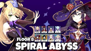Spiral Abyss Floor 8! Fischl & Mona DPS | Genshin Impact (原神)