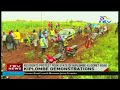 residents protest poor state of kiplombe eldoret road