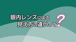 大船田園眼科　～眼内ﾚﾝｽﾞによる見え方の違い～  TEL:0467-45-0485