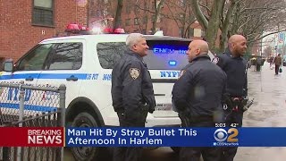 Man Struck By Stray Bullet In Harlem