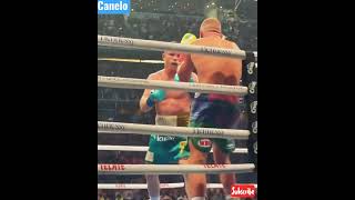 ||Canelo Alvarez vs Billy Joe Saunders|| fight ring side view #shorts