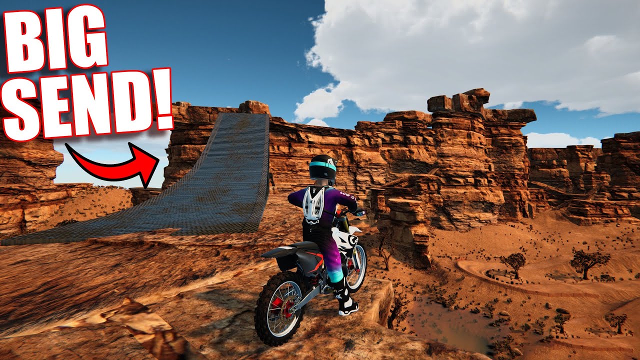 JUMPING OVER CANYONS IN MOTOCROSS CHASING THE DREAM!?