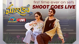 Mazaka Movie Song Shooting LIVE | Sundeep Kishan | Thrinadha Rao Nakkina | Ritu Varma | NTV ENT