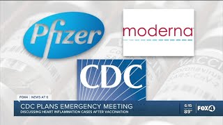 CDC meeting to discuss heart inflammation after vaccination