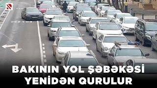 Bakının yol şəbəkəsi yenidən qurulur - Şəhərdə yeni metro, metro və tramvay xətləri çəkiləcək