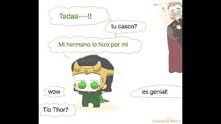 Thor y el pequeño Loki⚡️🐍 | [Comic] [Mini Avengers] #3