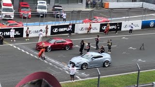 FUEL FEST ドラッグレース S14 vs R35