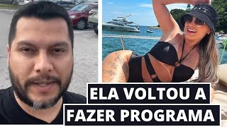 Andressa Urach returns to the show, according to Thiago Lopes: "She also started smoking and drin...