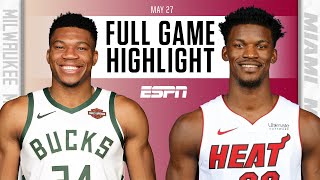 Milwaukee Bucks at Miami Heat | Full Game Highlights