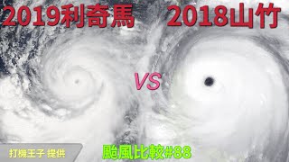 【颱風比較#88】2019利奇馬vs2018山竹