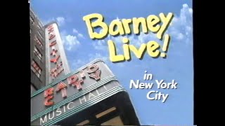 Barney Live! in New York City (But the Audio is a Semitone Lower)