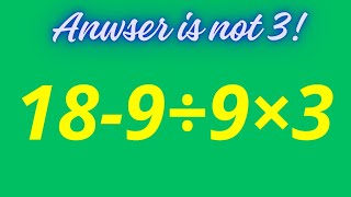 This Math Question Confuses Everyone! 🤯 | The Answer Isn’t 3!