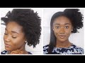 HOW TO STRAIGHTEN KINKY 4C NATURAL HAIR| ABBIE APPIAH