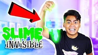 How To Make INVISIBLE SLIME! (No Borax)