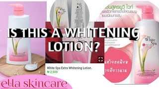 WHITE SPA LOTION // WHITE SPA UV WHITE LOTION