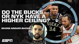 Bucks or Knicks? 🤔 Perk & Austin Rivers DISAGREE on Celtics' biggest challenger