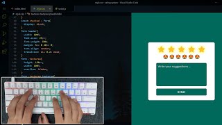 ASMR Programming - Star Rating System With JavaScript - No Talking