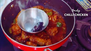 Smoky Chilli Chicken | Dhuan Dar Koyla Chilli Chicken | Smoked Chicken