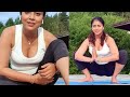 Shriya Saran Hot Yoga Video | International Yoga Day 2021 | TFPC