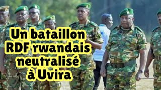 Réaction choc: L'armée burundaise neutralise un bataillon rwandais RDF à Uvira en RDC