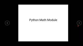 B. Sc3 semester 6Python part 2-python math module