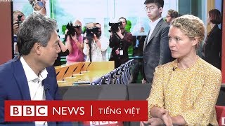 Biểu tình Hong Kong: Vì sao Hoàng Chi Phong đi vận động ở Mỹ, Đức?  - BBC News Tiếng Việt