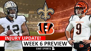 Jameis Winston & Chris Olave Injury Update + New Orleans Saints vs Bengals Preview & Keys To Victory