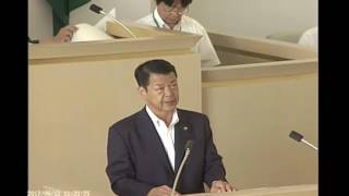 伊東市議会平成２９年６月定例会　市長所信表明、市選第１号～市議第１０号