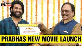 Prabhas New Movie Launch | Sujeeth | UV Creations | #Prabhas19Launch | Telugu Cinema