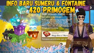 420 Primogem - Info Baru Sumeru & Fontaine Event Liben - Genshin Impact v2.6