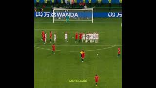 Ronaldo's Free kick vs Spain at the World Cup 2018