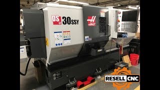 2016 Haas DS30SSY, Live Tooling CNC Lathe