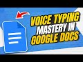 How to Use Your Voice to Type in Google Docs