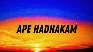 Ape Hadhakam song lyrics