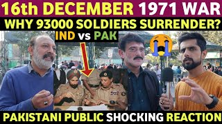 1971 INDIA-PAK FIGHT | 93000 SURRENDERED | BANGLADESH'S BIRTH | PAKISTANI REACTION ON INDIA |REAL TV