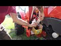 kubota l3301 fuel water separator cleaning in field. quick and easy.