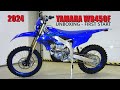 2024 YAMAHA WR450F - UNBOXING NEW BIKE - FIRST START | 4K