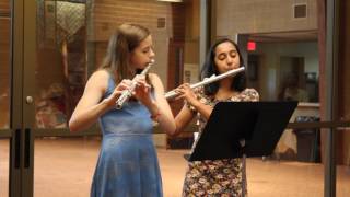 From Duetto No. IV by W.F. Bach - Flute Duet