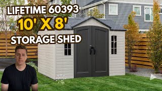 Transform Your Backyard with the Lifetime 10x8 Storage Shed!