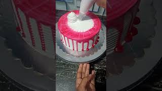1kg strawberry cake decoration | satisfying cake decorating💡| #shorts #shortsfeed #ytshorts #viral
