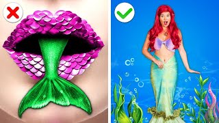 I Was Adopted by Mermaid || Extreme Makeover - How To Become A Mermaid Funny Moments