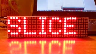 Arduino Parola animations on 8x32 Led Matrix