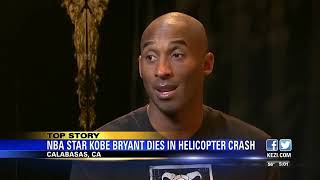 Kobe Bryant dies in helicopter crash