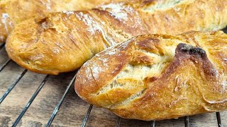 The easiest baguette recipe I've ever seen❗100% guaranteed❗No kneading or folding