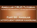 Angular httpclient error handling