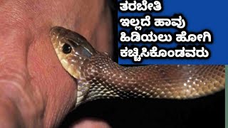 snake bite ಎಲ್ಲರು ಹಾವು ಹಿಡಿಯಲು ಹೋದರೆ ಹೀಗೇ ಆಗೋದು