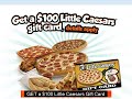 get a $100 little caesars gift card in denver